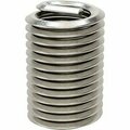 Bsc Preferred 18-8 Stainless Steel Helical Insert 1/4-28 Right-Hand Thread 0.5 Long, 10PK 91732A737
